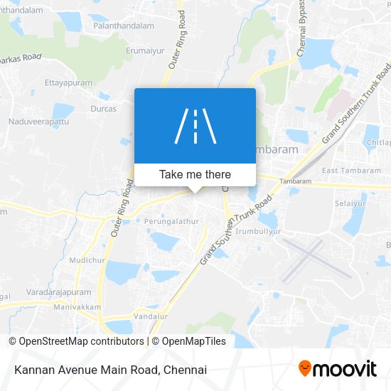 Kannan Avenue Main Road map