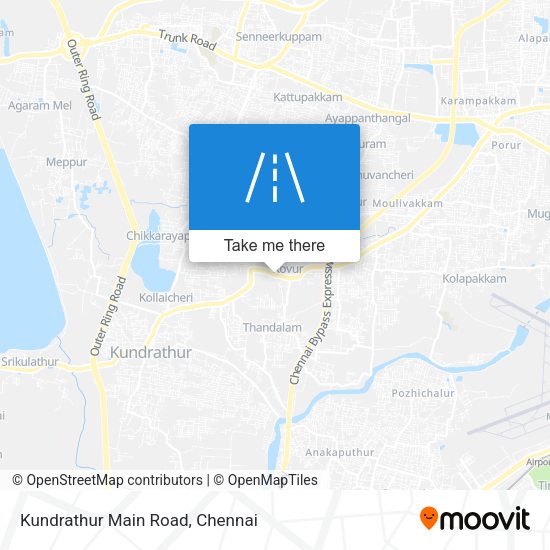 Kundrathur Main Road map
