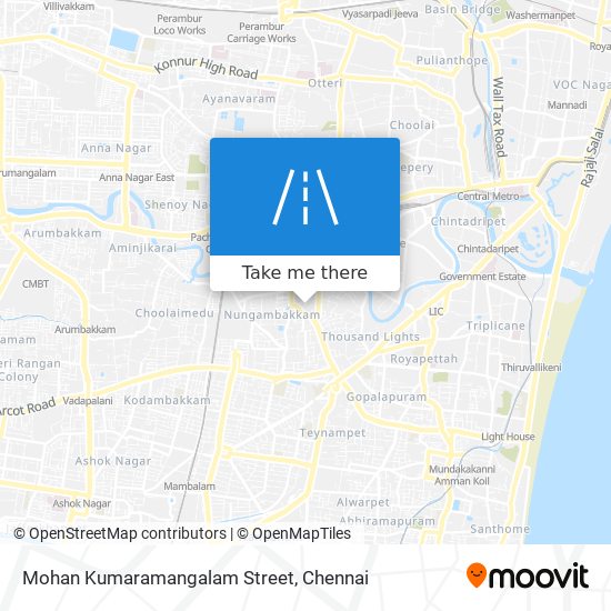 Mohan Kumaramangalam Street map