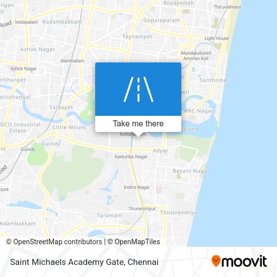 Saint Michaels Academy Gate map