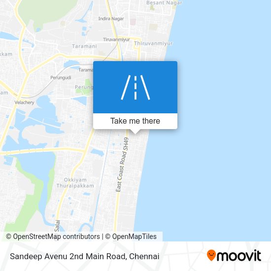 Sandeep Avenu 2nd Main Road map