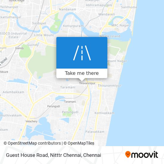 Guest House Road, Nitttr Chennai map