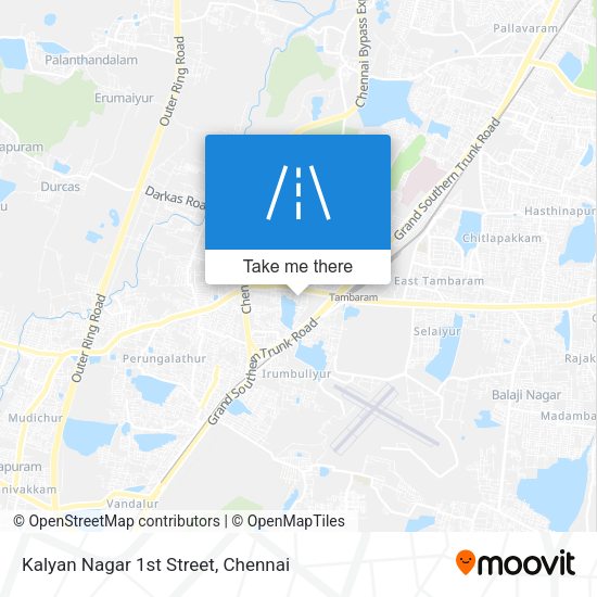 Kalyan Nagar 1st Street map