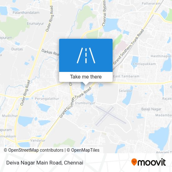 Deiva Nagar Main Road map