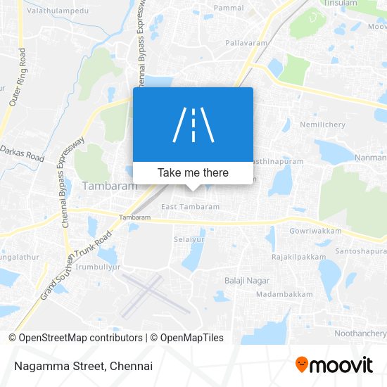 Nagamma Street map