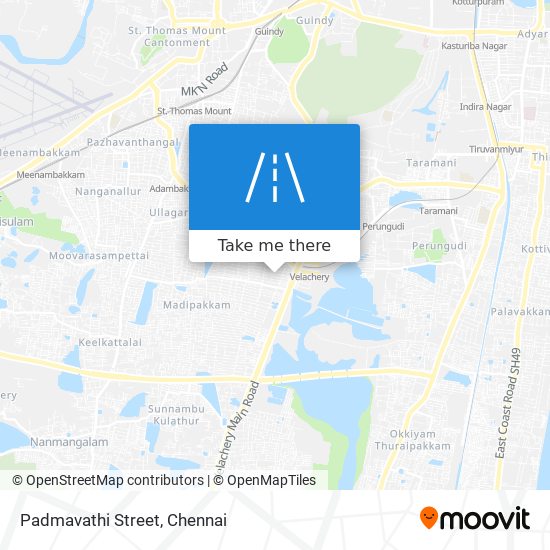 Padmavathi Street map