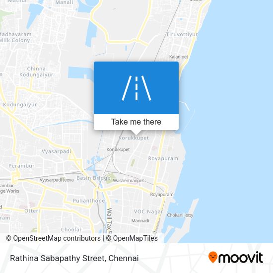 Rathina Sabapathy Street map