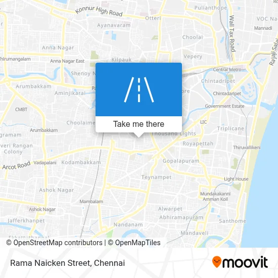 Rama Naicken Street map