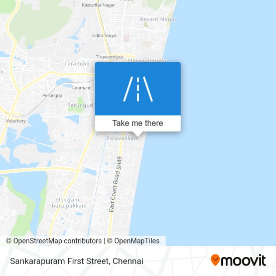 Sankarapuram First Street map