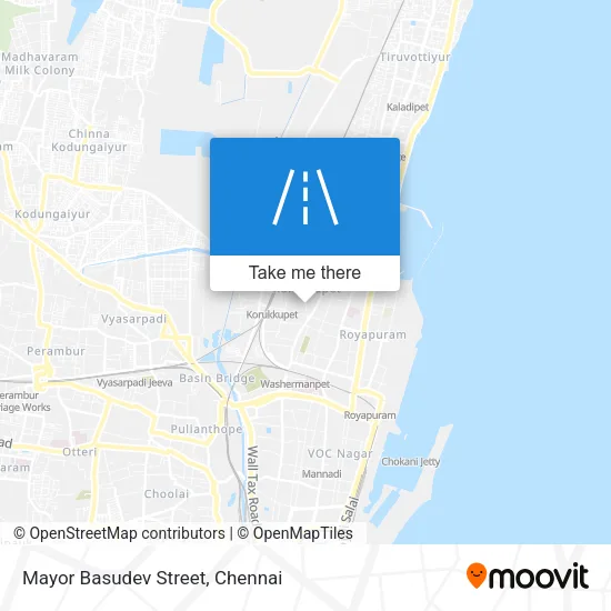 Mayor Basudev Street map