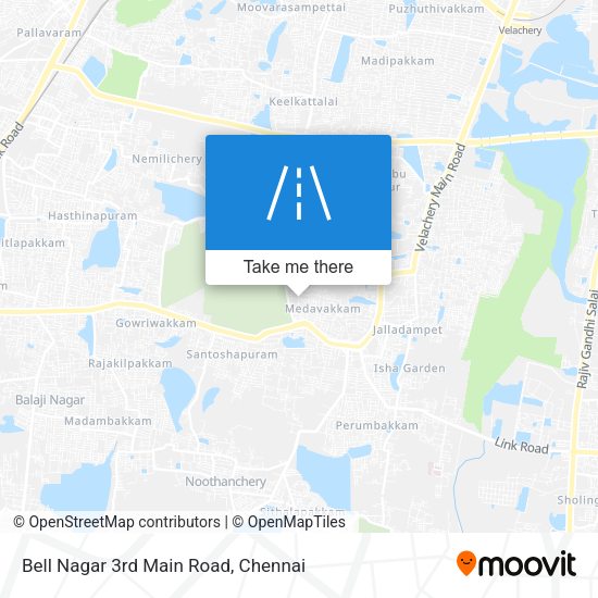 Bell Nagar 3rd Main Road map
