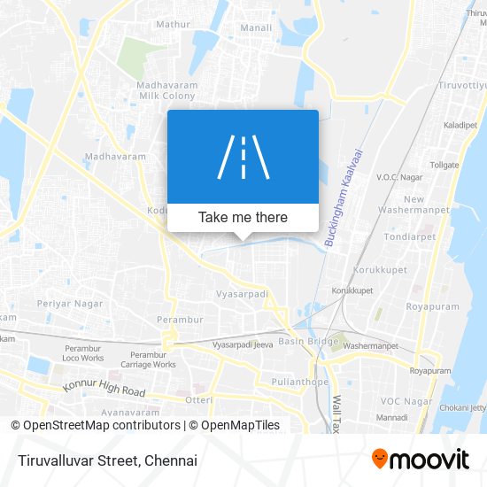 Tiruvalluvar Street map