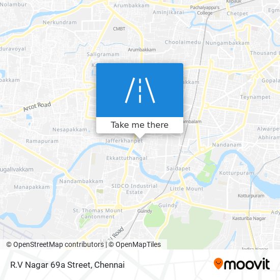 R.V Nagar 69a Street map