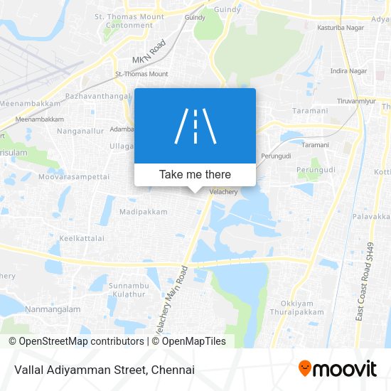 Vallal Adiyamman Street map