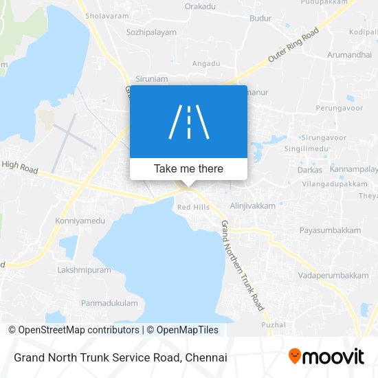 Grand North Trunk Service Road map
