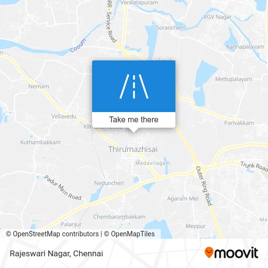 Rajeswari Nagar map