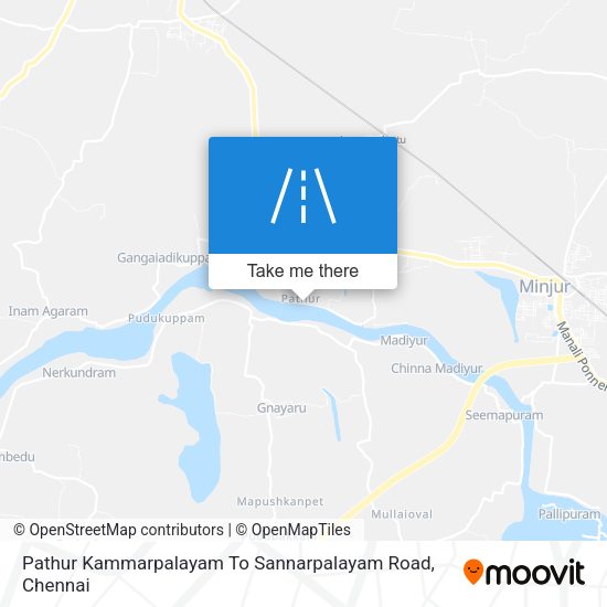 Pathur Kammarpalayam To Sannarpalayam Road map
