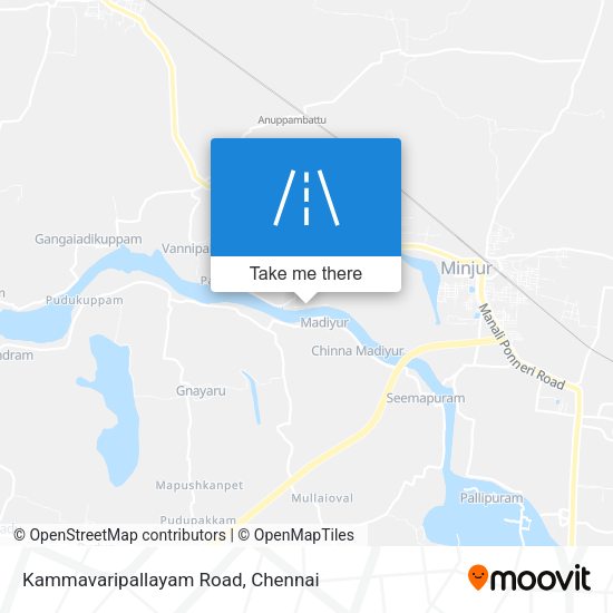 Kammavaripallayam Road map