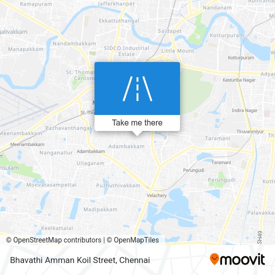 Bhavathi Amman Koil Street map