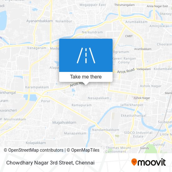Chowdhary Nagar 3rd Street map