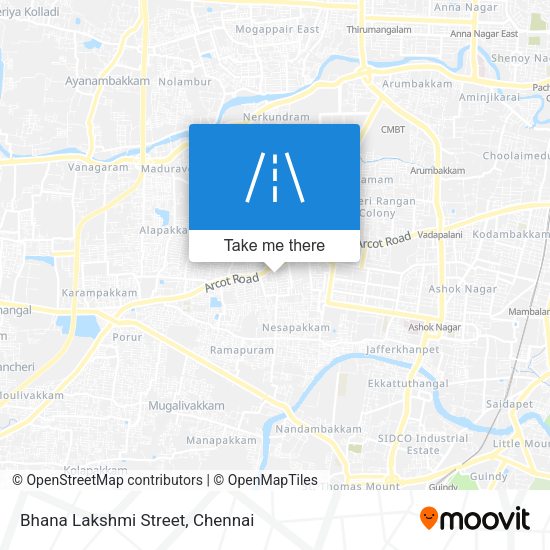 Bhana Lakshmi Street map