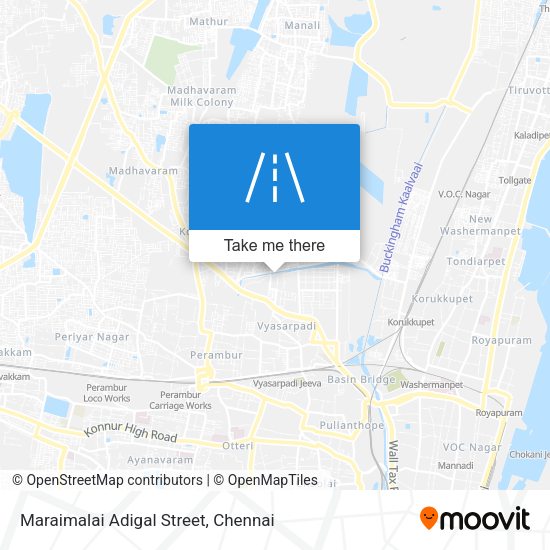 Maraimalai Adigal Street map