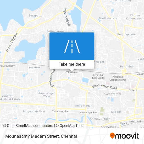 Mounasamy Madam Street map