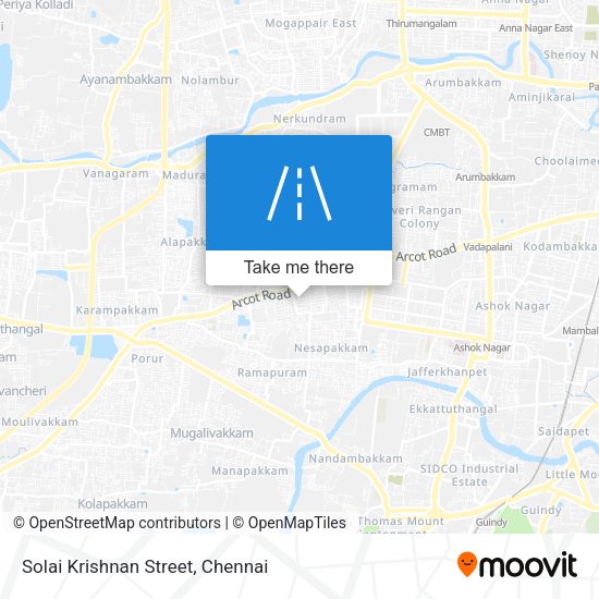 Solai Krishnan Street map