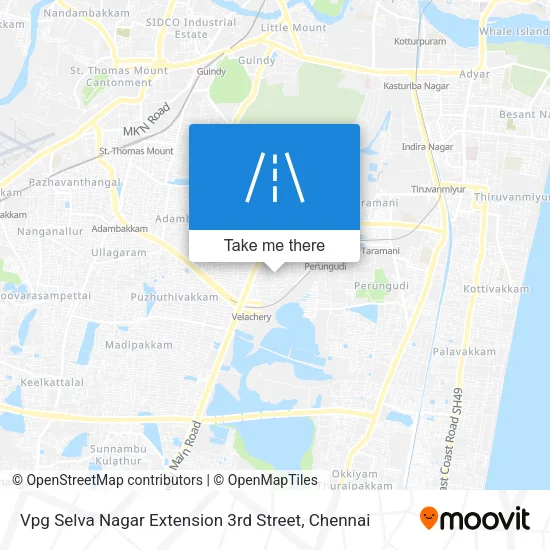 Vpg Selva Nagar Extension 3rd Street map