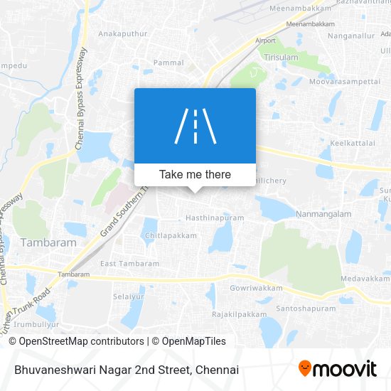 Bhuvaneshwari Nagar 2nd Street map
