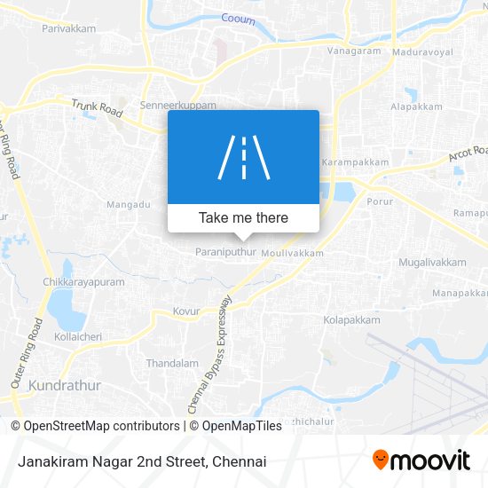 Janakiram Nagar 2nd Street map