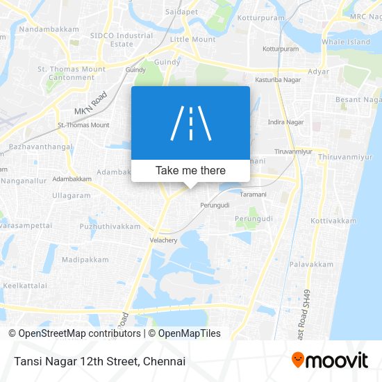 Tansi Nagar 12th Street map