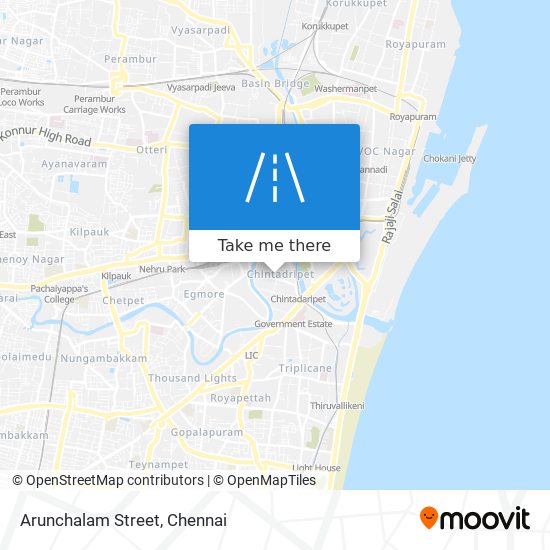 Arunchalam Street map