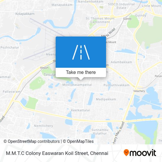 M.M.T.C Colony Easwaran Koil Street map