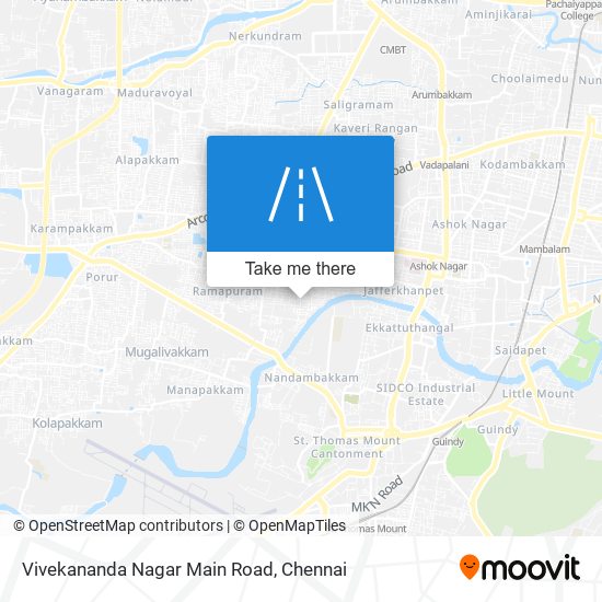 Vivekananda Nagar Main Road map