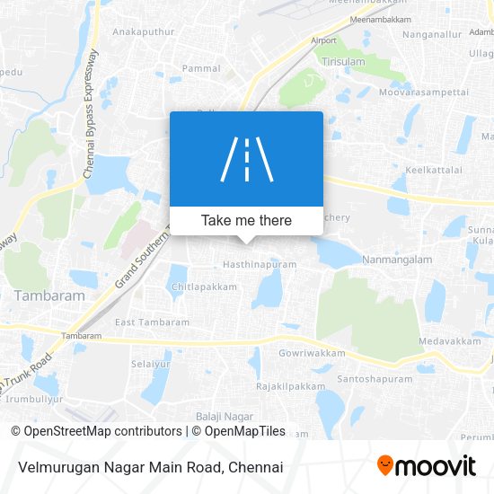 Velmurugan Nagar Main Road map
