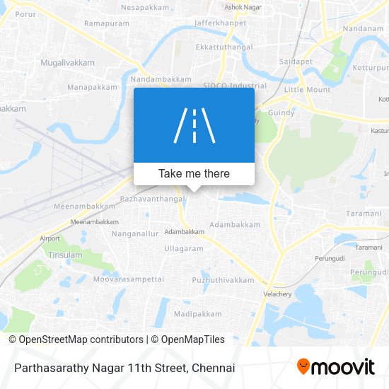 Parthasarathy Nagar 11th Street map