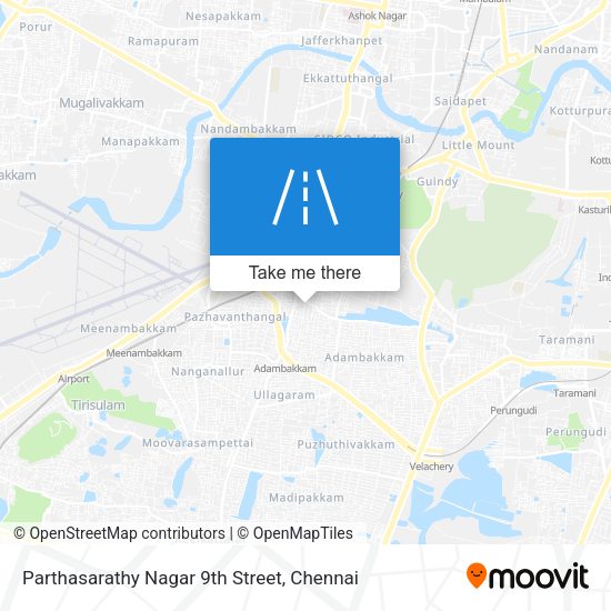 Parthasarathy Nagar 9th Street map