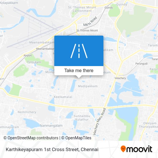 Karthikeyapuram 1st Cross Street map