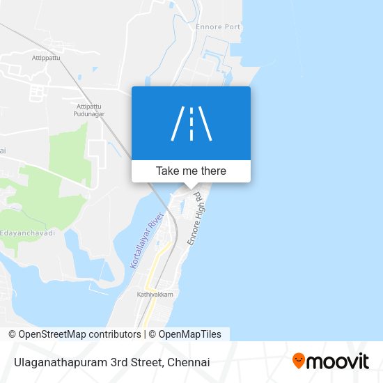 Ulaganathapuram 3rd Street map