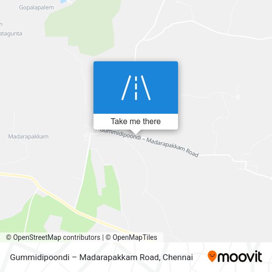 Gummidipoondi – Madarapakkam Road map