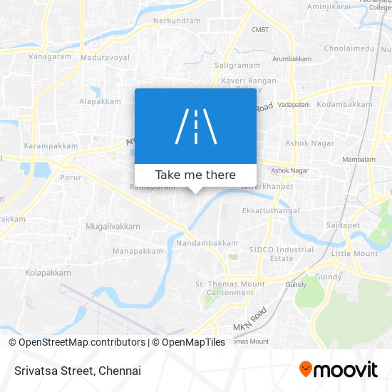 Srivatsa Street map