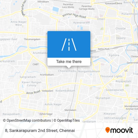 8, Sankarapuram 2nd Street map