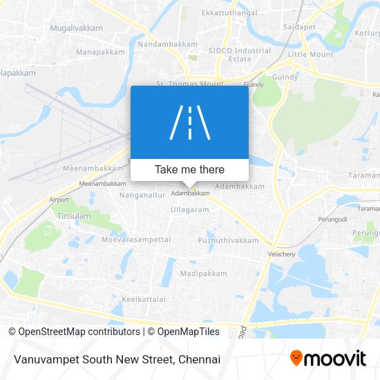Vanuvampet South New Street map