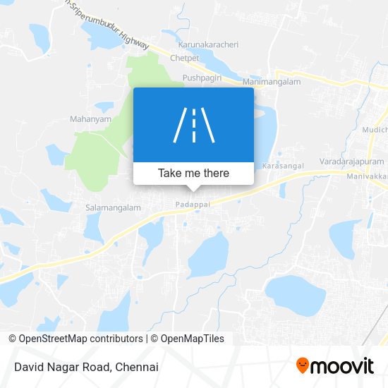 David Nagar Road map