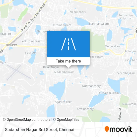 Sudarshan Nagar 3rd Street map