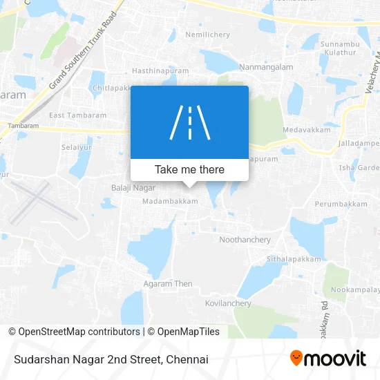 Sudarshan Nagar 2nd Street map