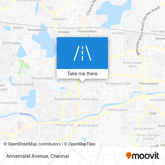 Annamalai Avenue map