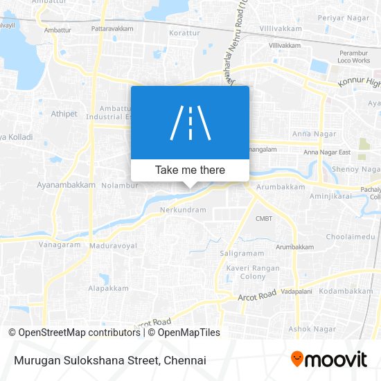 Murugan Sulokshana Street map