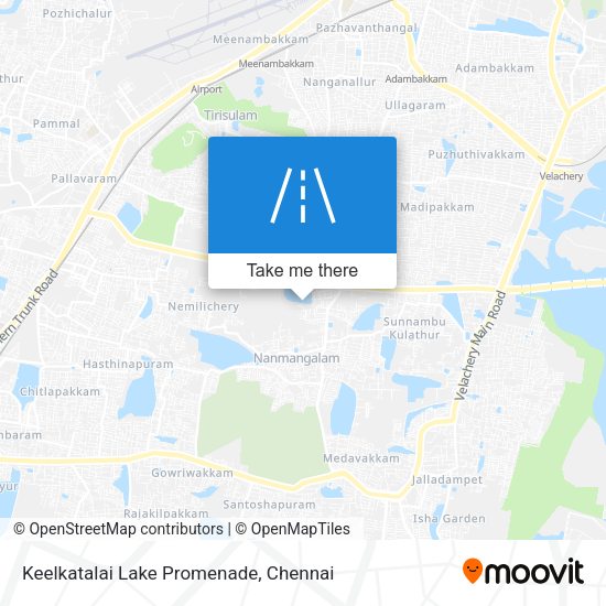 Keelkatalai Lake Promenade map